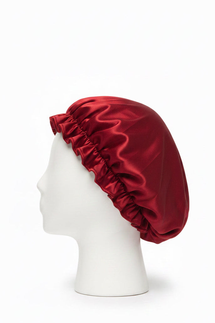 Satin hair bonnet