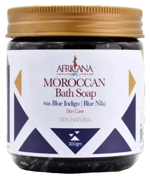 Africana Moroccan bath soap with indigo 300gm