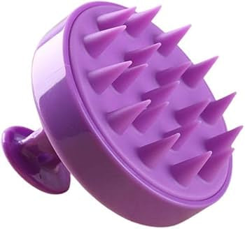 Soft Silicone Bristles Anti Dandruff Scalp Exfoliator Brush For Wet And Dry Hair And Shower (Random Color)