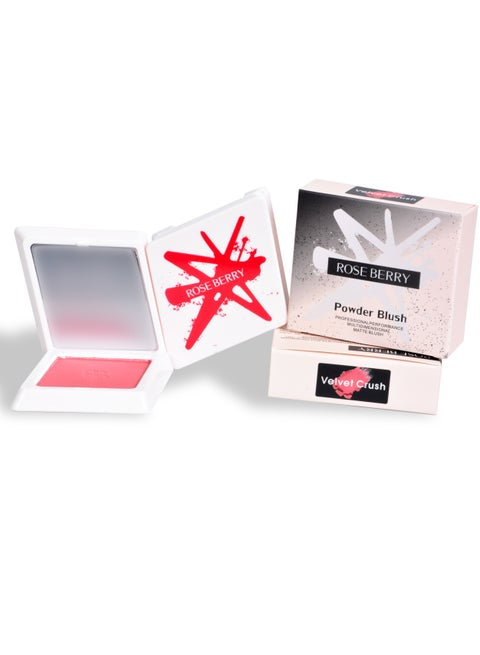 Rose Berry Powder Blush – Velvet Crush