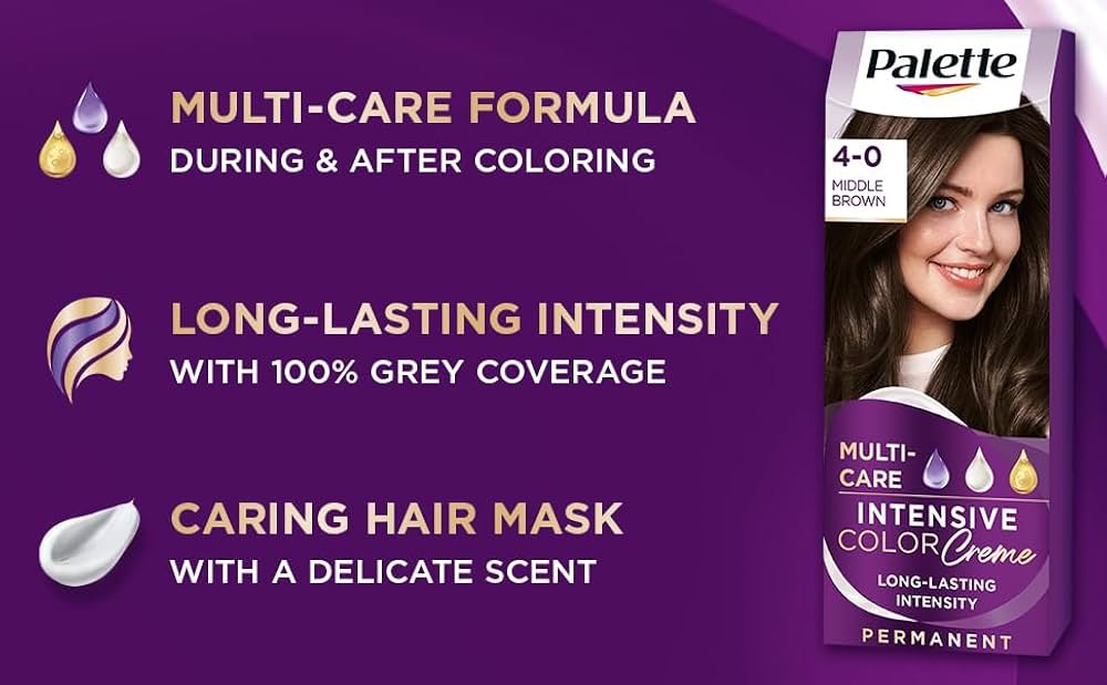 Palette Intensive Color Creme 4-0 Medium Brown 50 ml