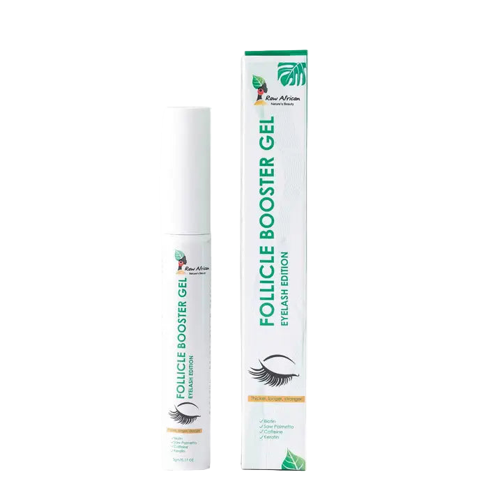 Raw african follicle booster gel eyelash edition