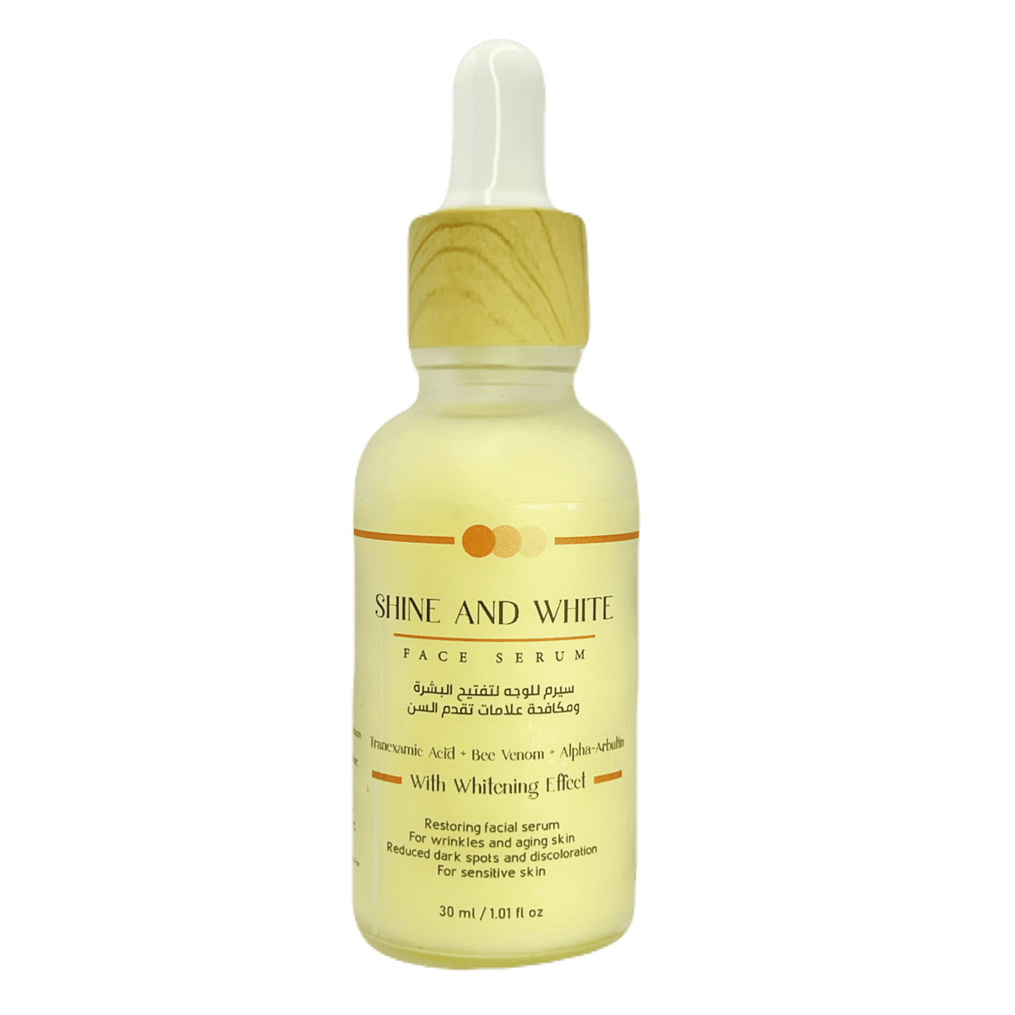 So sandy Shine and white face serum 30ML