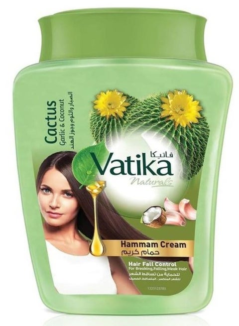 Vatika Naturals Hair mask Garlic, Cactus & Coconut Hair Fall Control -225 ml