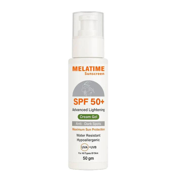 Melatime sunscreen SPF 50 (Advanced Lightening formula )