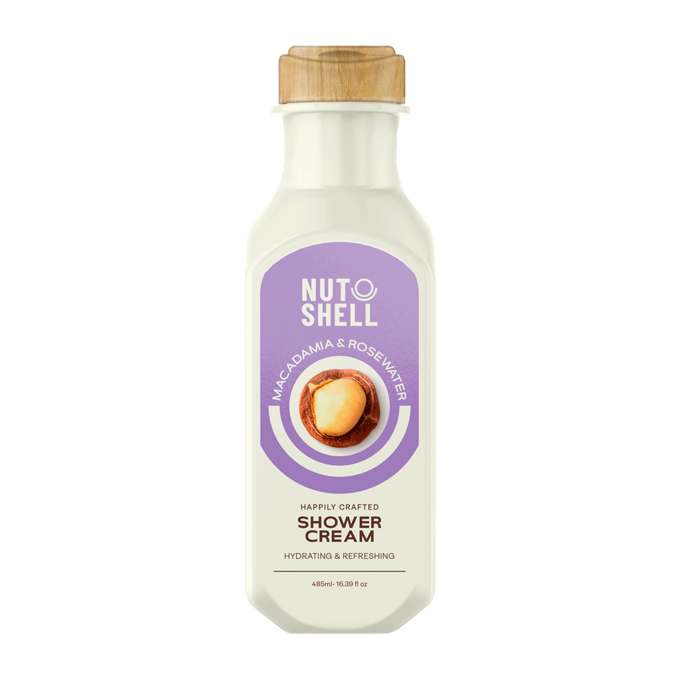 Nutshell Macadamia & Rose Water - Shower Cream 485ml