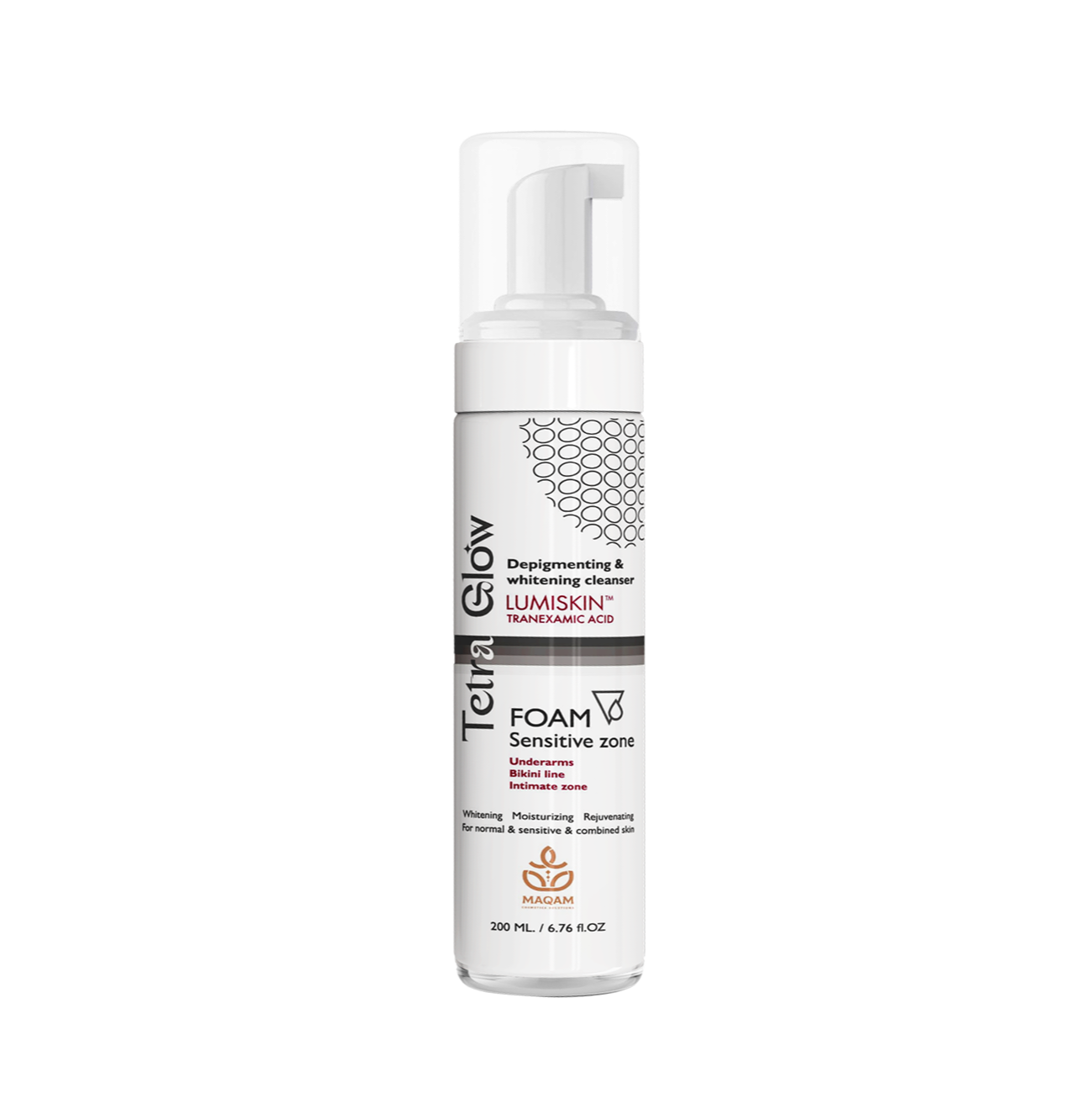 Tetra Glow Sensitive Zone Foam Cleanser