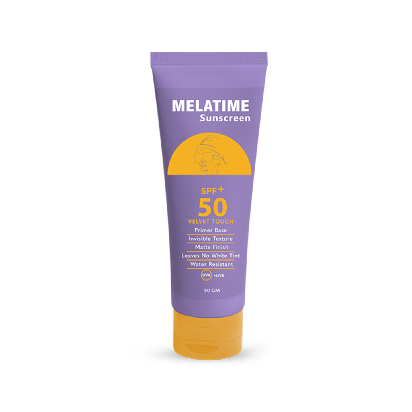 Melatime sunscreen gel matte finish 50gm