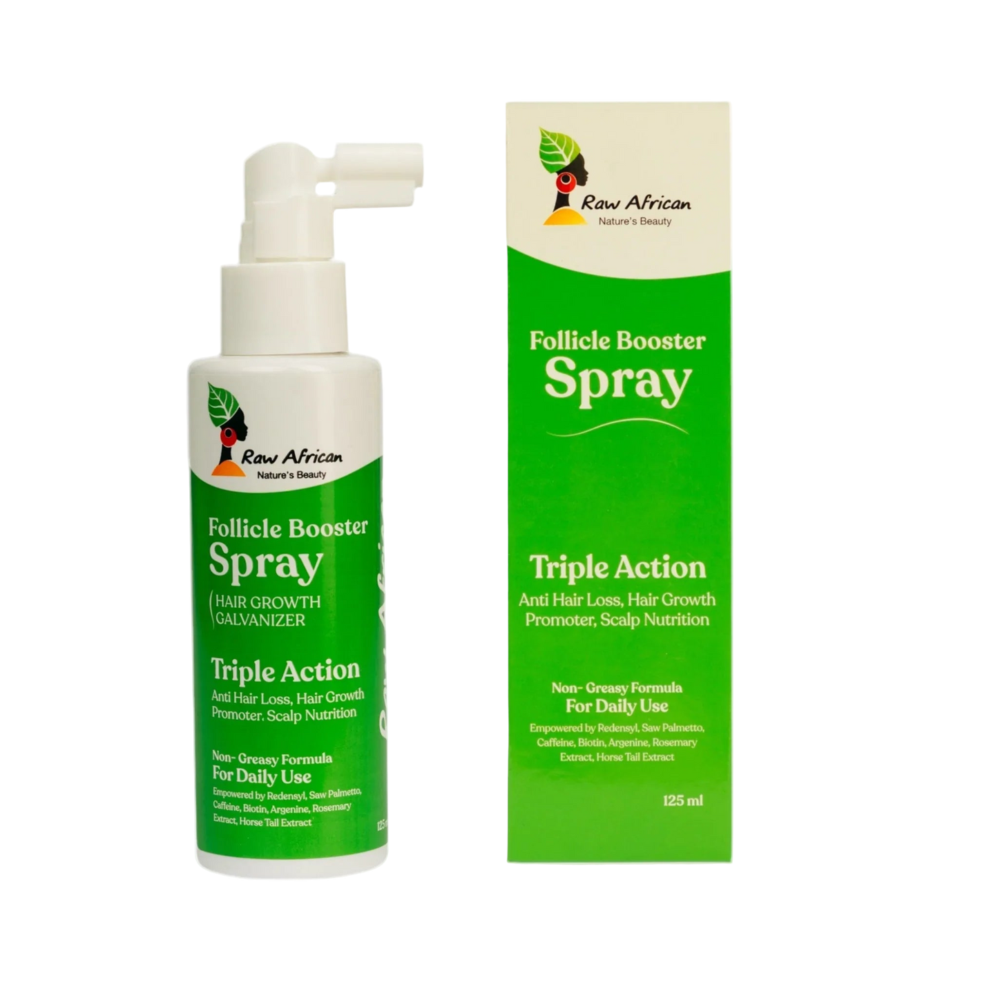 Raw African Follicle Booster Spray 125ml
