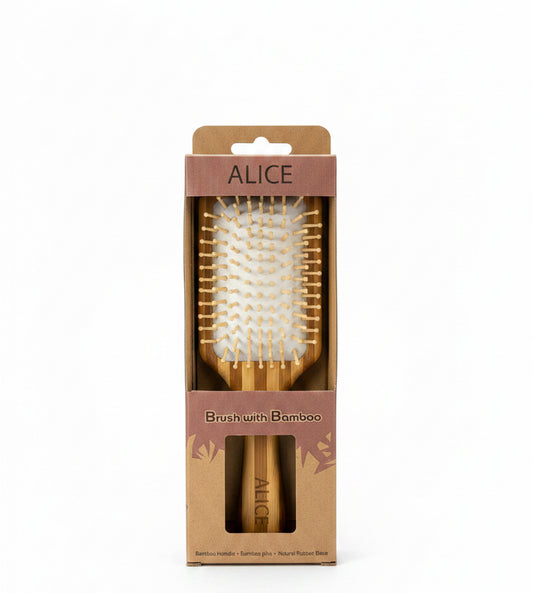 Alice hair brush with bamboo