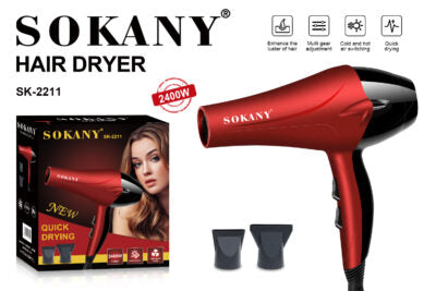Sokany Hair Dryer + Diffuser 2400W SK-2211N