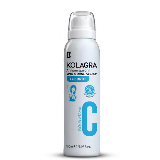 Kolagra Antiperspirant coconut WHITENING SPRAY For Women 150ml