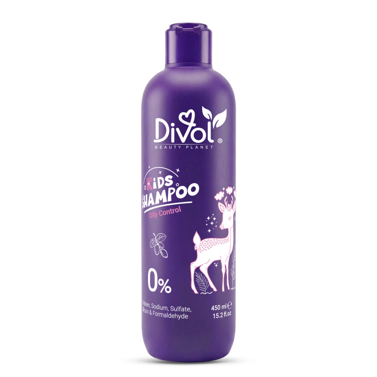 Divol Kids Shampoo With Argan Oil For Oily Hair 450 ml