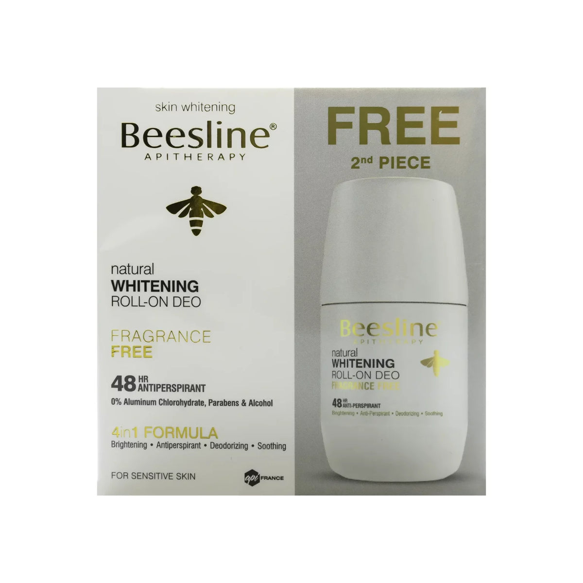 Beesline Roll On Fragrance Free (1+1) OFFER