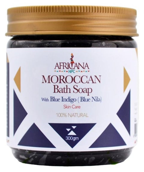 Africana Moroccan bath soap with indigo 300gm