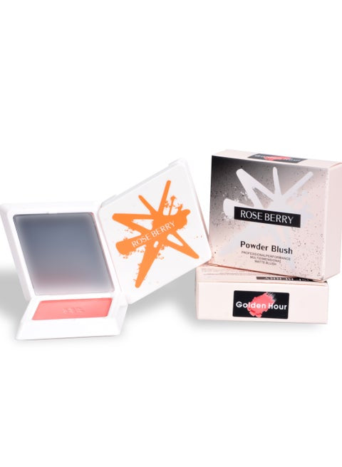 Rose Berry Powder Blush – Golden Hour