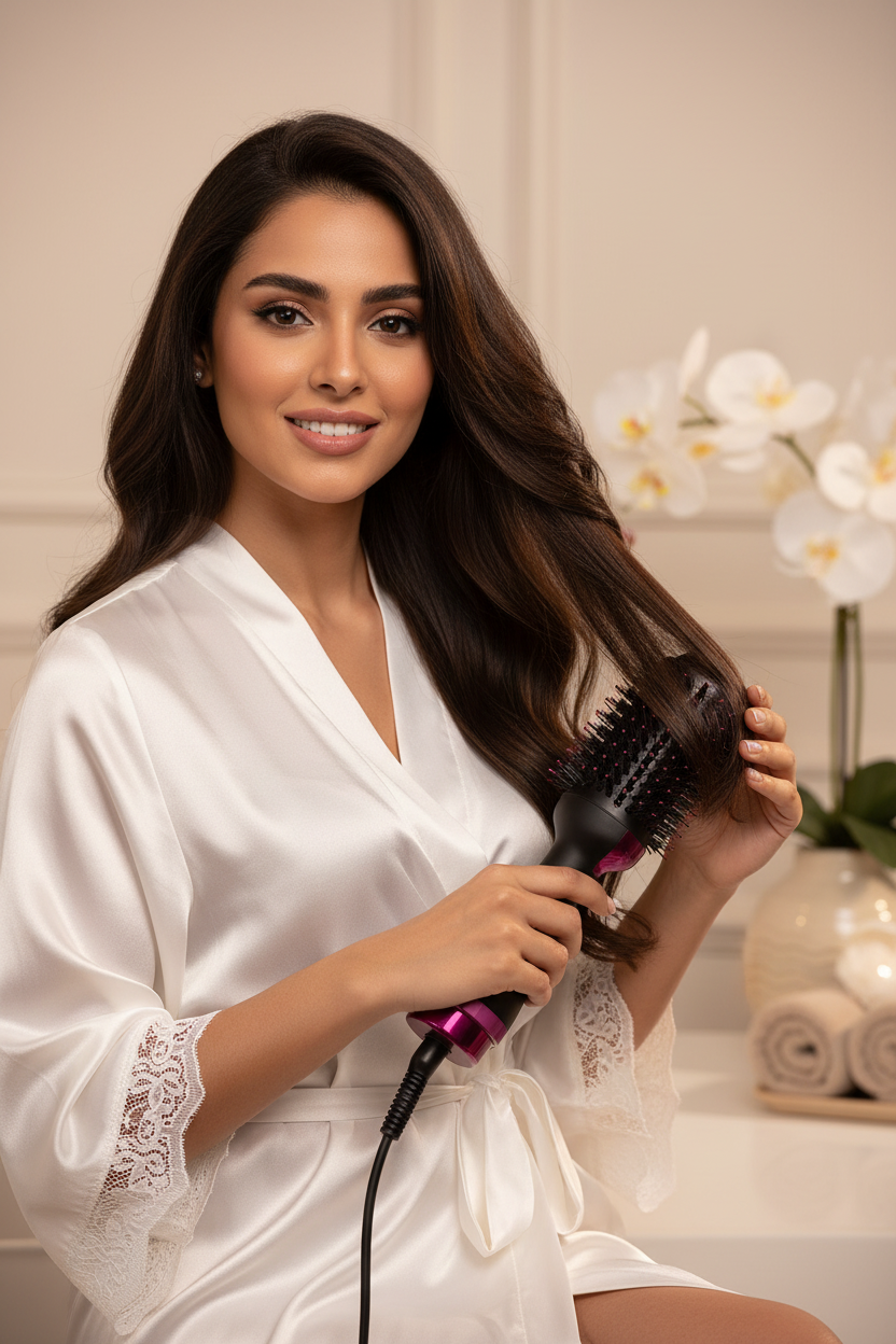 Moehair 2-in-1 Hair Dryer & Styler Brush – 1200W  MO-7011