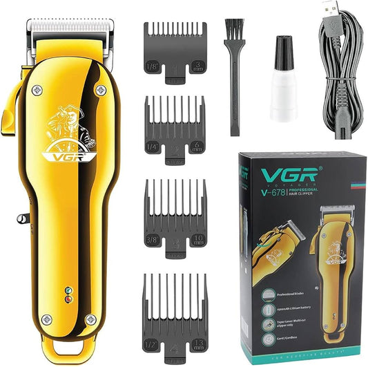 VGR V-678 Professional Hair Trimmer (Gold)