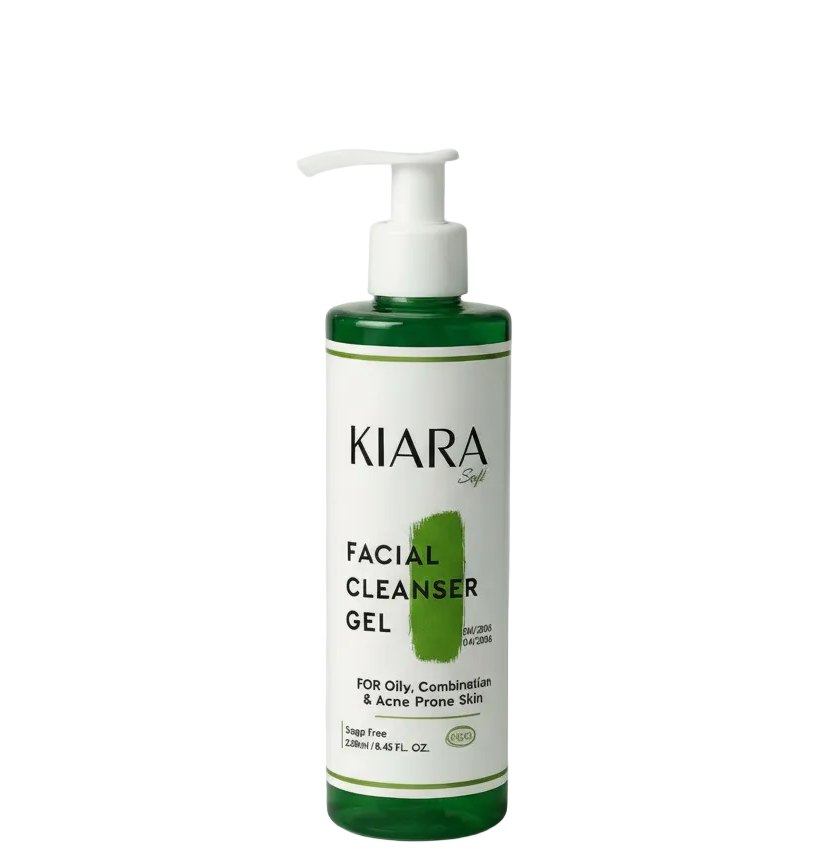 Kiara facial cleanser gel for oily skin 250ml