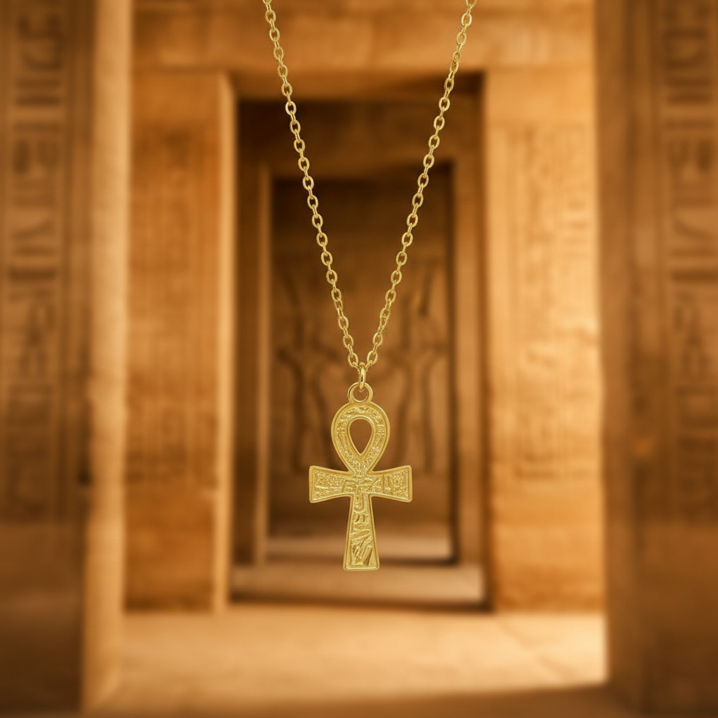 Ankh Necklace Clean