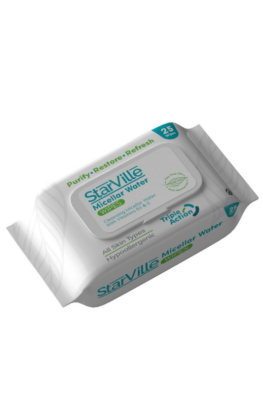 StarVille Micellar Water Wipes 25 pcs