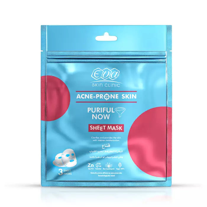 Eva Skin Clinic Acne-Prone Skin Sheet Mask (3 sheet Masks)