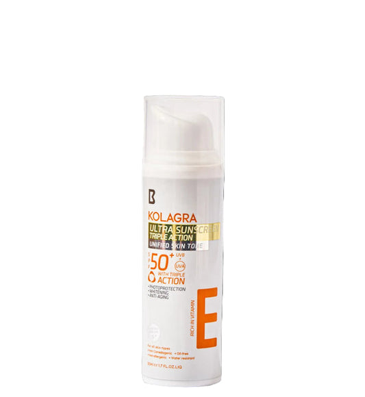 Kolagra Ultra Sunscreen Triple action SPF50+
