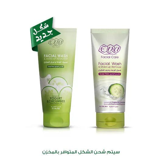 Eva Facial Wash And Make-Up Remover Enriched With Yoghurt And Cucumber For Oily Skin 150Ml
