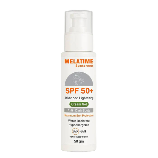 Melatime sunscreen SPF 50  (Advanced Lightening formula )