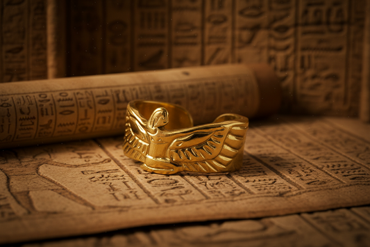 Winged majesty ring