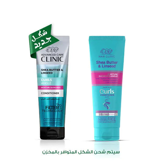 Eva Hair Clinic Curls Conditioner Shea Butter & Linseed 230Ml