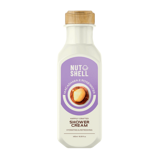 Nutshell Macadamia & Rose Water - Shower Cream 485ml