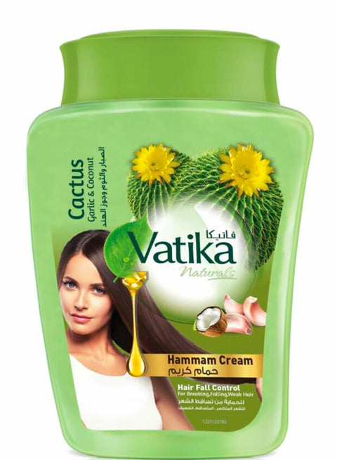 Vatika Naturals Hair mask Garlic, Cactus & Coconut Hair Fall Control -900 ml