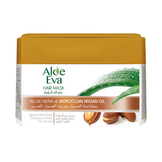 Aloe Eva Hair Strengthening Mask With Aloe Vera & Moroccan Argan Oil 185Gm
