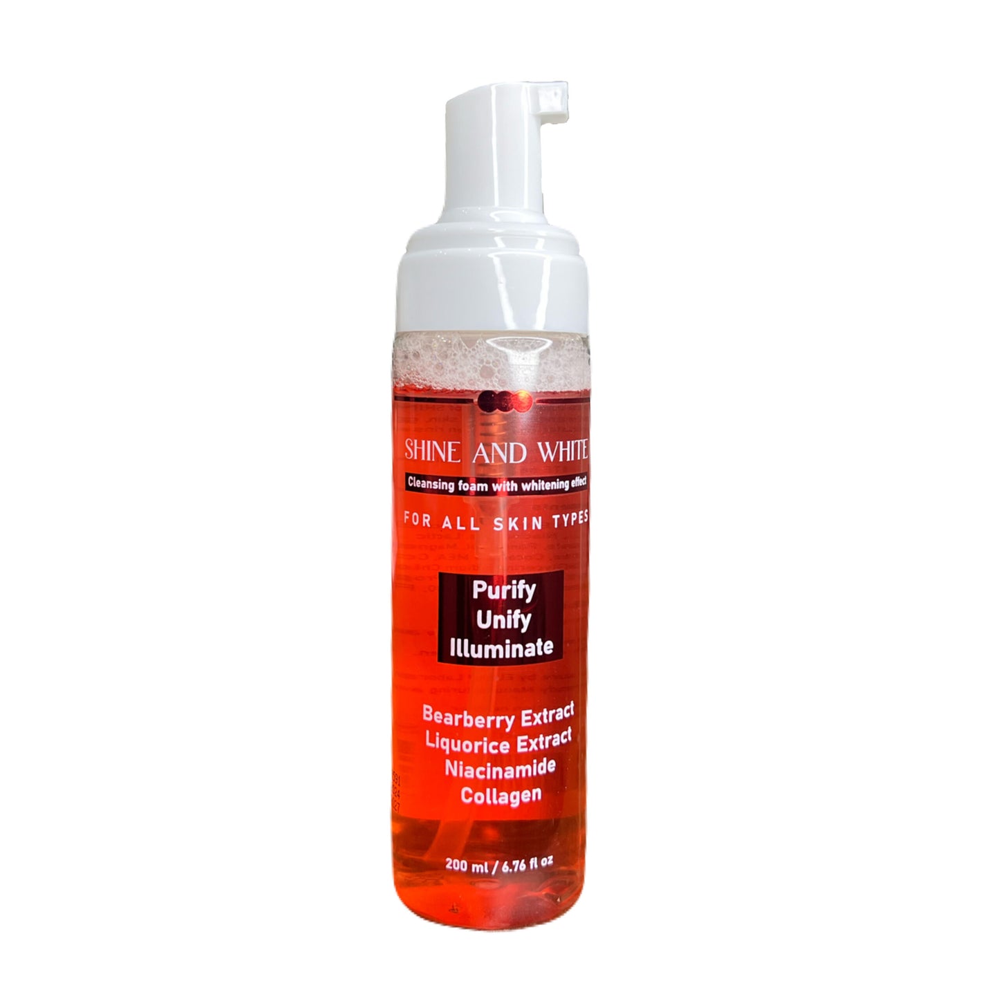 So sandy SHINE AND WHITE Cleansing Foam With Whitening Effect 200ml