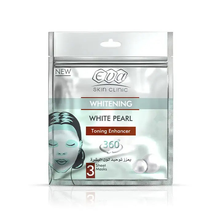 Eva Skin Clinic White Pearl Sheet Mask (3 Sheet Masks)