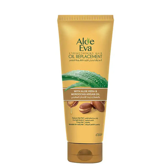 Aloe Eva Hair Strengthening Oil Replacement With Aloe Vera & Moroccan Argan Oil 250 Ml