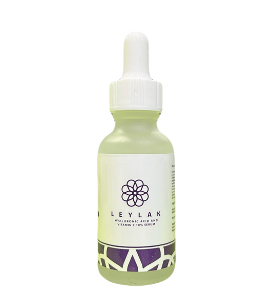 Leylak hyaluronic acid and vitamin c 10% serum