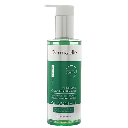 Dermaelle hyalubalance sebum control cleansing gel 200 ML