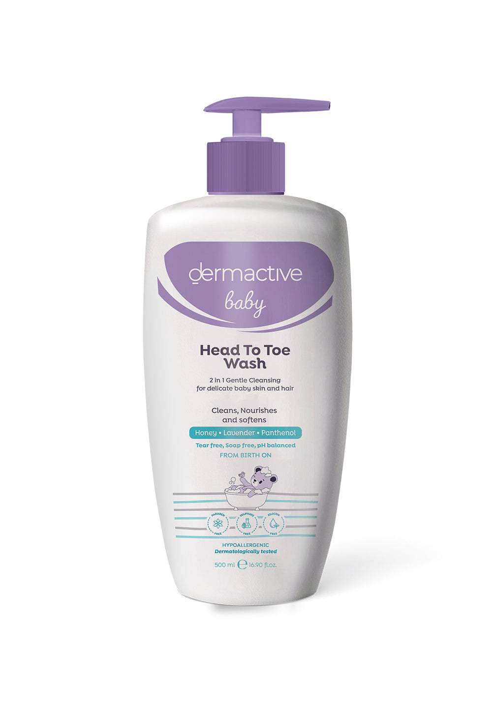 Dermactive Head to toe wash 500 ML
