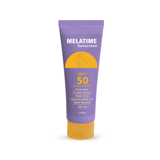 Melatime sunscreen gel matte finish 50gm