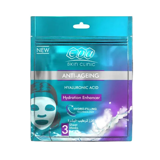 Eva Skin Clinic Hyaluronic Sheet Mask (3 Sheet Masks)